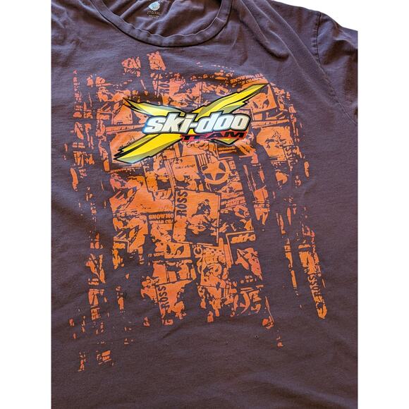 Ski Doo Team Graphic T Shirt Men XXL Snowmobile Motocross ROTAX Powersport Tee - Picture 9 of 10